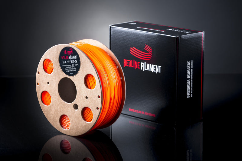 3er Bundle PET-G Filament Neon Orange PET-G REDLINE FILAMENT 