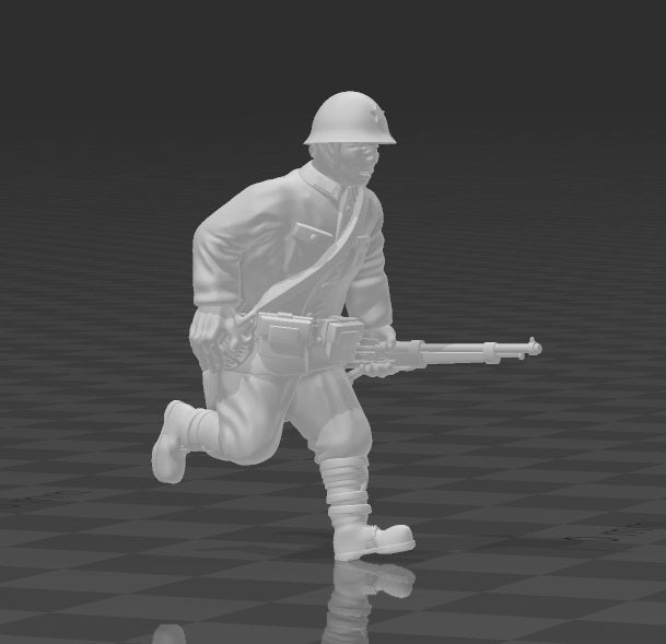 Japanische Soldaten mit AT Ladungen + 1 Flammenwerfer