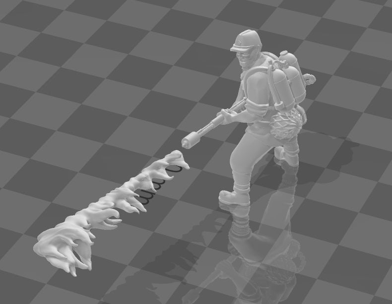 Japanische Soldaten mit AT Ladungen + 1 Flammenwerfer