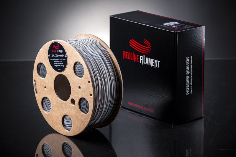 Glitzer PLA Platinsilber