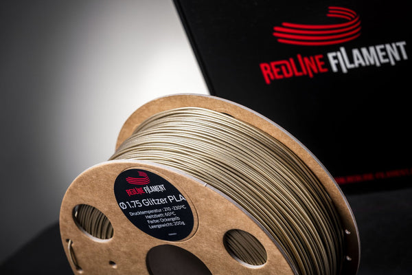 Glitzer PLA Ockergelb (2,85mm)