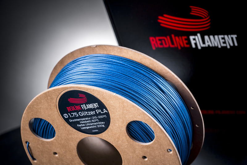 Glitzer PLA Ultramarinblau