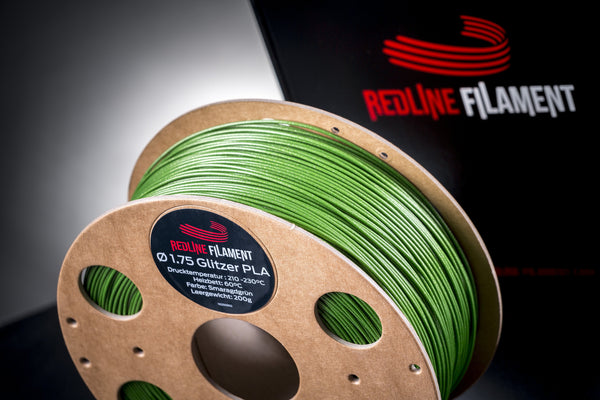 Glitzer PLA Smaragdgrün (2,85mm)