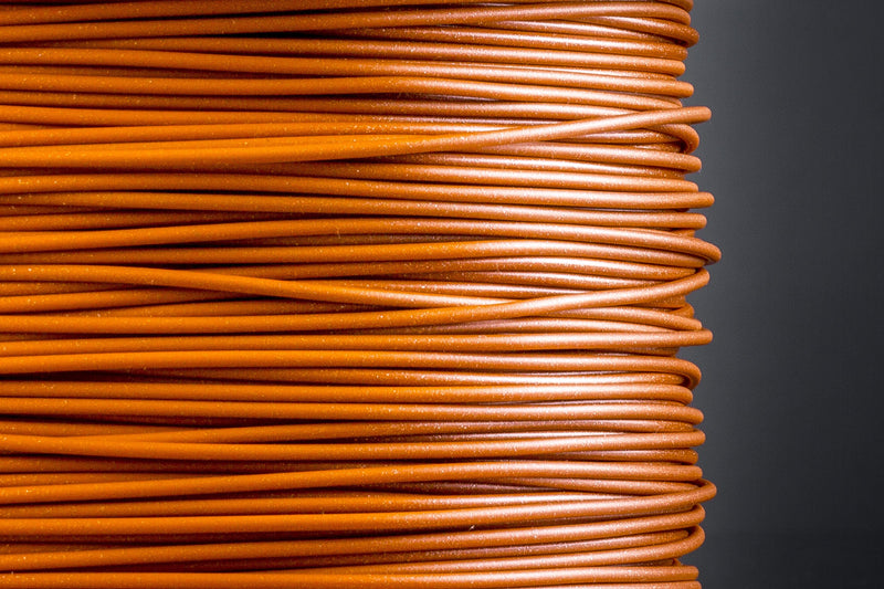 Glitzer PLA Rotorange