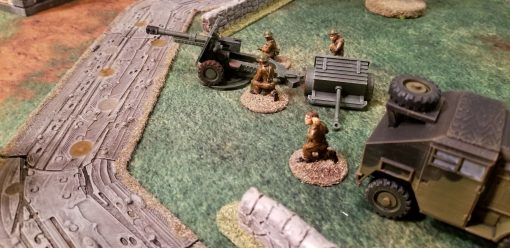 British 25 pounder Field Gun and Limber