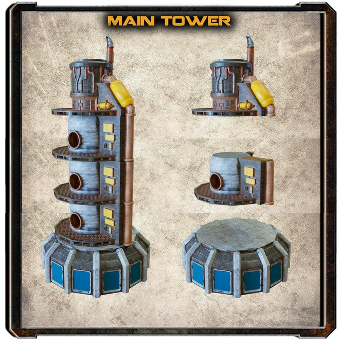 Main Tower Set - 40k, Kill, Sc-Fi 400mm