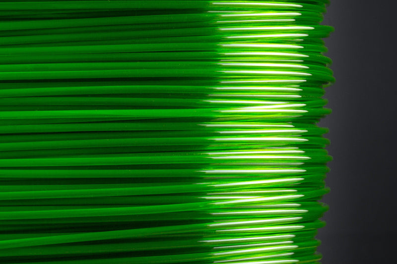 PET-G Filament Transparent Grün PET-G REDLINE FILAMENT 