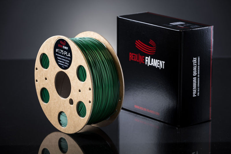 PLA Filament Dunkel Grün PLA FILAMENT REDLINE FILAMENT 