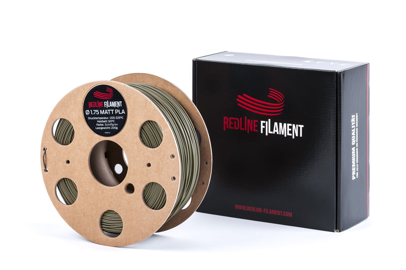 PLA Matt Schilfgrün REDLINE FILAMENT 