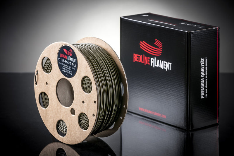 PLA Matt Schilfgrün REDLINE FILAMENT 
