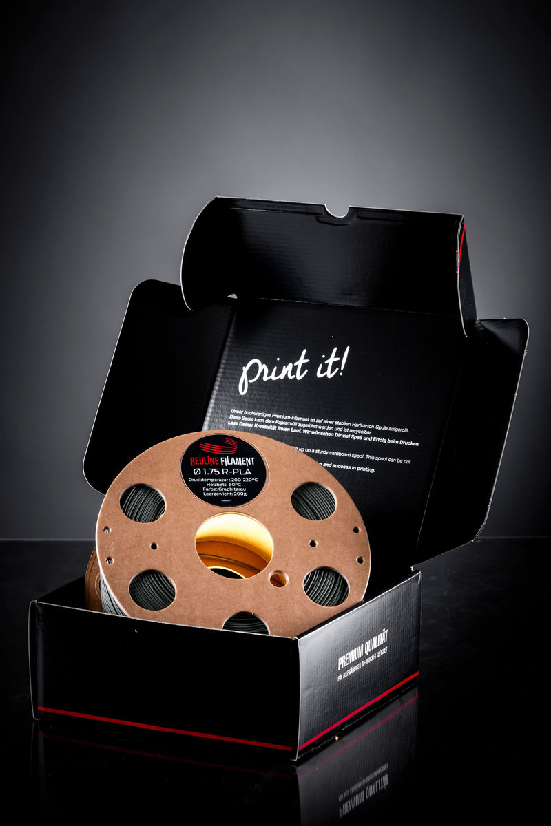R-PLA Graphitgrau REDLINE FILAMENT 