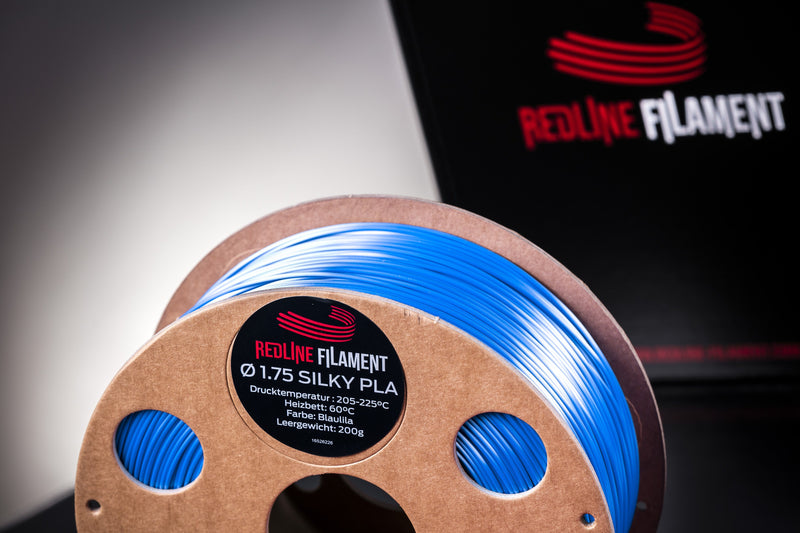 Silky PLA Blaulila Silky REDLINE FILAMENT 1.75mm 0,5kg Blaulila