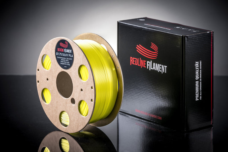 Silky PLA NEON Gelb Silky REDLINE FILAMENT 