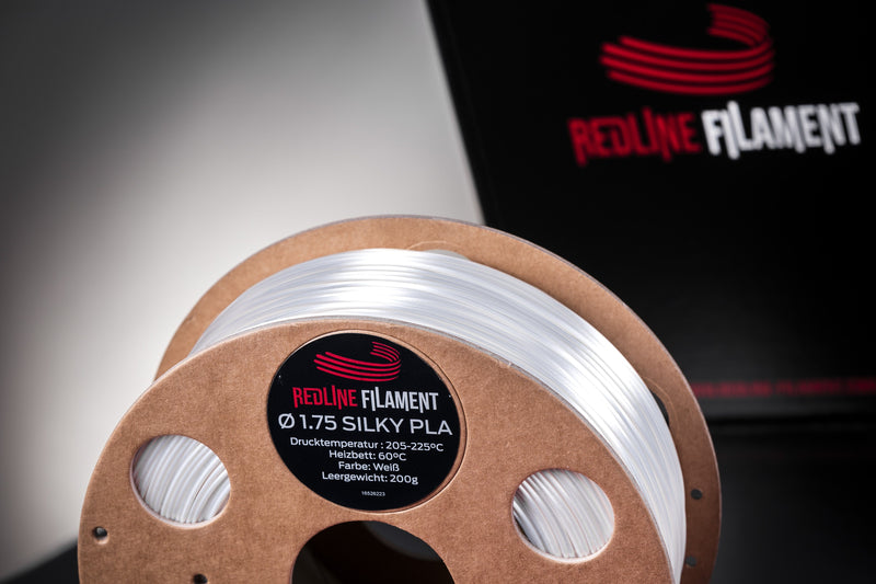 Silky PLA Weiß Silky REDLINE FILAMENT 1.75mm 0,5kg Weiß